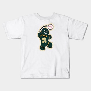 Oakland Athletics Gingerbread Man Kids T-Shirt